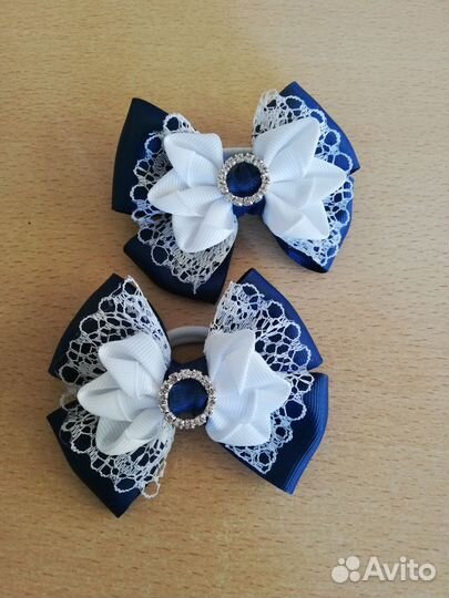 Бантики резиночки заколочки для школы
