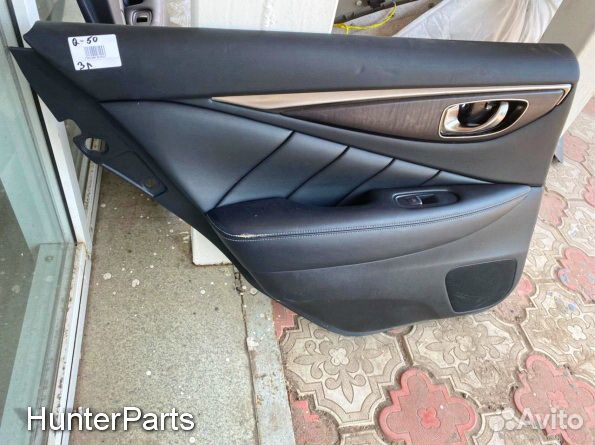 Infiniti Q50 обшивка двери задняя левая