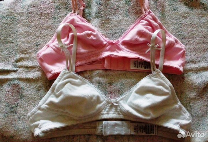 Бюстгальтеры M&S пара - х/б, р. 65А