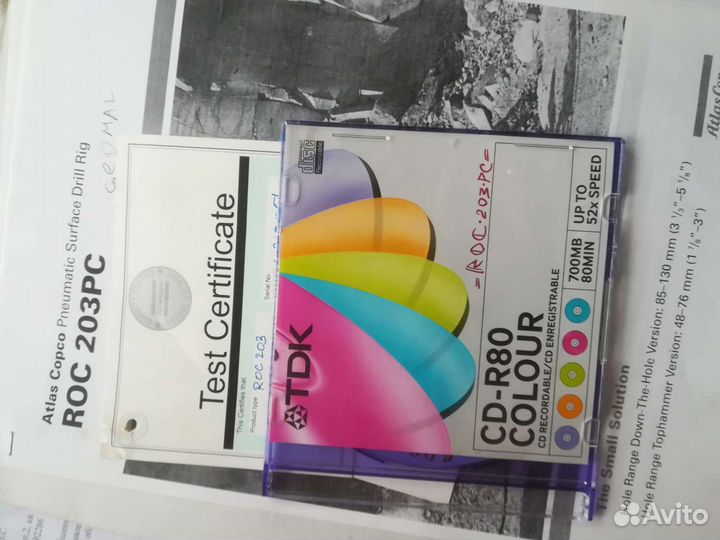 Документы на буровой станок ROC 203PC