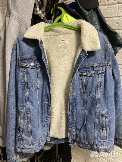 Джинсовка с мехом женская