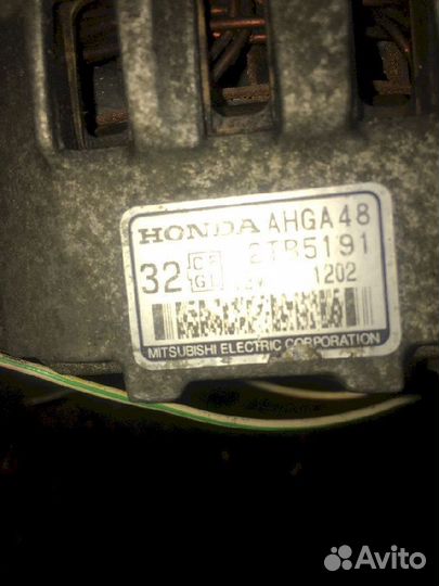 Генератор F23A Honda Odyssey RA6 ahga48