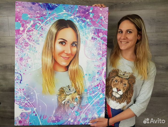 Печать на холсте / Фото, портреты, картины