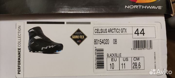 Велоботинки northwave cesius artic2 GTX EUR 44