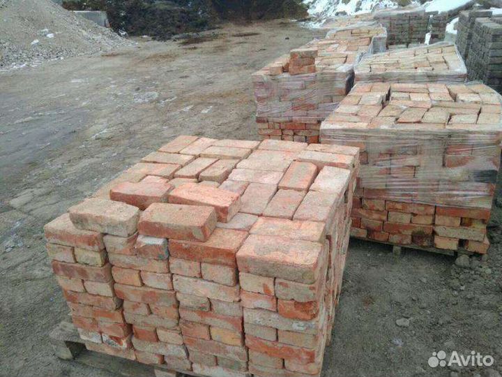Кирпич красный бу