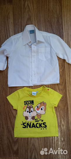 Рубашка белая детская