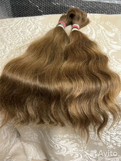 Срез детских кудрявых волос 48-52 см/119г
