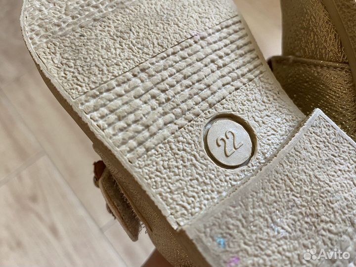 Нарядные ботиночки для девочки размер 22