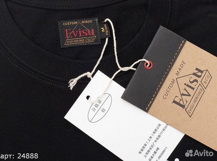 Футболка evisu Чёрная