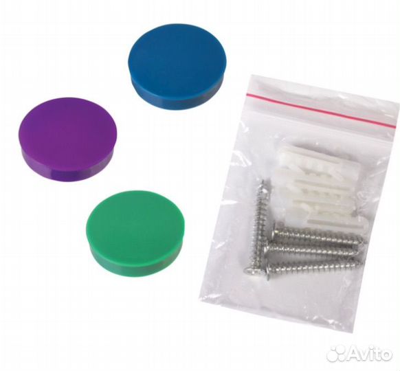 Доска магнитно-маркерная Стеклянная Белая