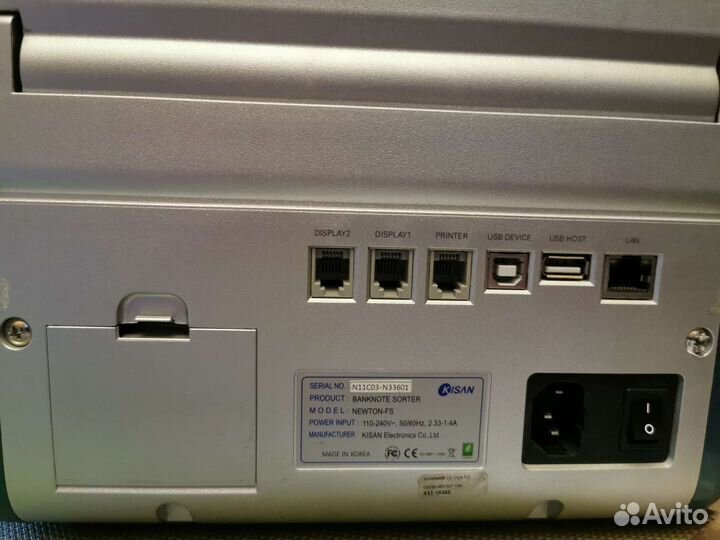 Счетчик банкнот kisan newton fs