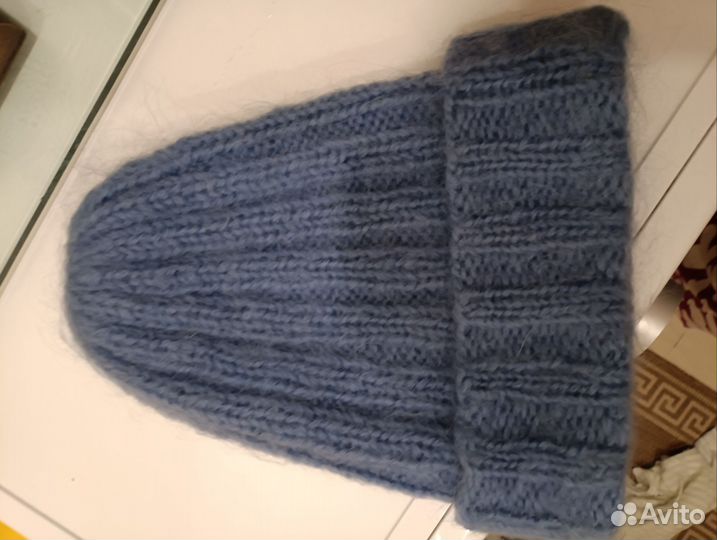 Шапка зимняя женская вязанная