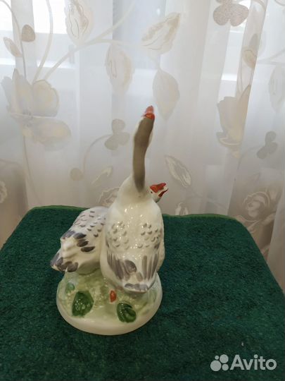 Два гуся. фарфор