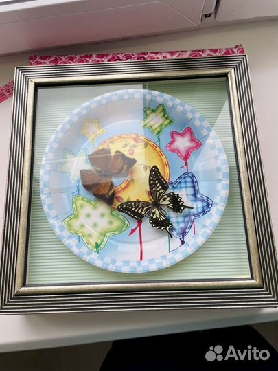 Картина с бабочками новая в ассортименте