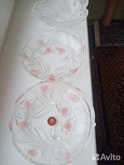 Сервиз вазы салатники Walter-glas, германия