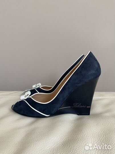 Туфли синие Fabiani 38