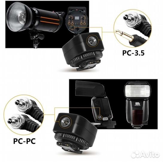 Переходник TF-334 с камер Sony на пыхи Canon/Nikon