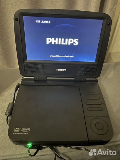 Портативный DVD-плеер philips PET721D