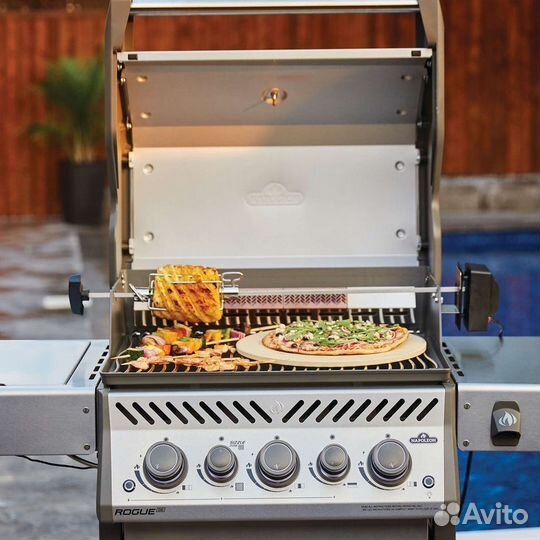 Газовый гриль Napoleon, Rogue 425 SE стальной