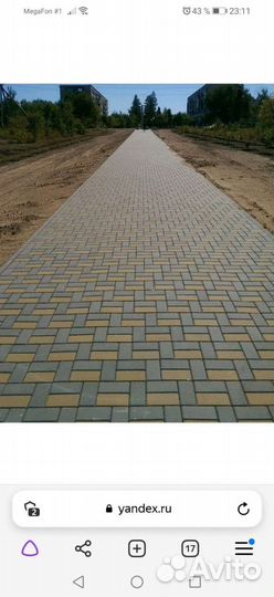 Укладка тротуарной плитки и брусчатки