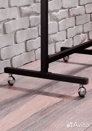 Вешалка напольная compatto-G-nero на усиленных кол