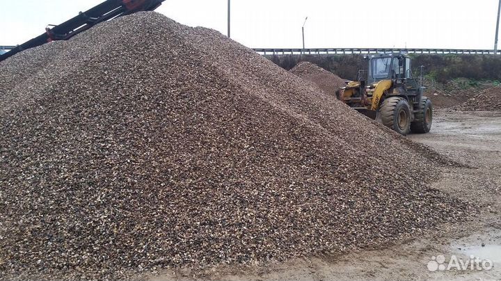 Щебень гравийный 5-20