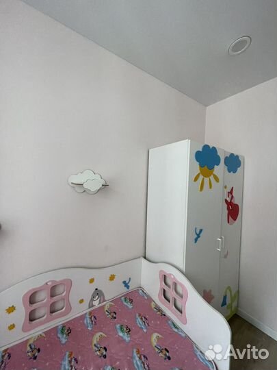 Детская кровать для принцессы+шкаф(от 3 до 15 лет)