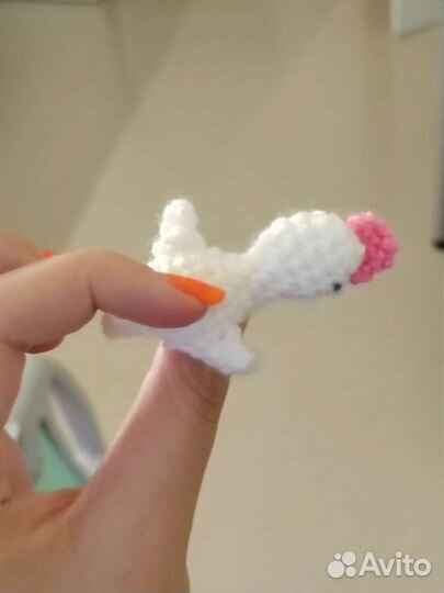 Вязаные игрушки Гусик