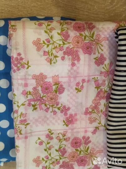 7 отрезов ткани Хлопок (СССР)