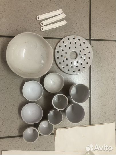 Фарфоровая лабораторная посуда