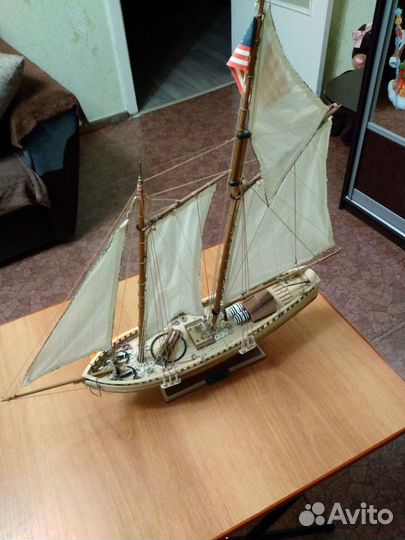 Модель корабля virginia 1819 масштаб 1:41