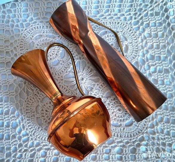 Винтажные медные кувшины Германия 1970-х