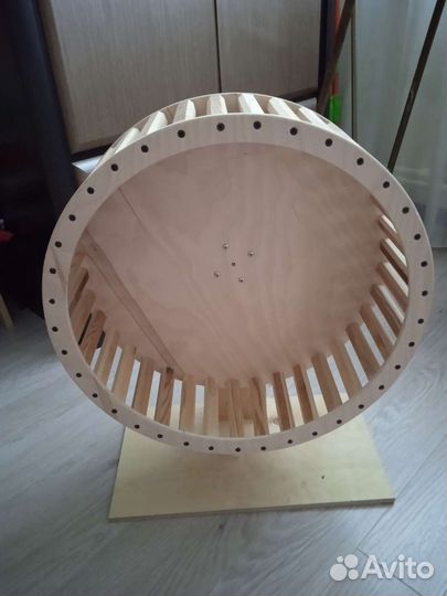 Деревянное колесо для белочки (диаметр 50 см)