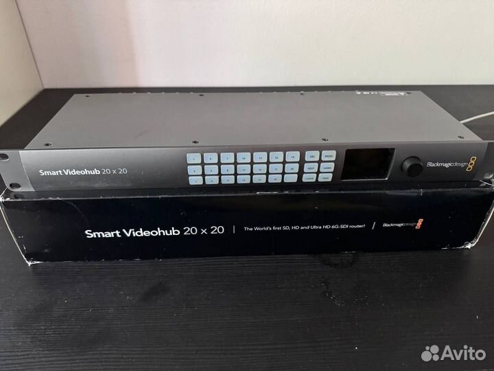 Blackmagic SMART Videohub 20x20 sdi 6g матрица ком