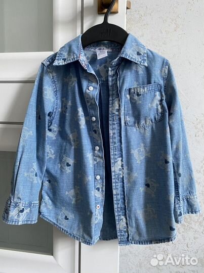 Рубашка, джинсовка Gymboree, на 5 лет