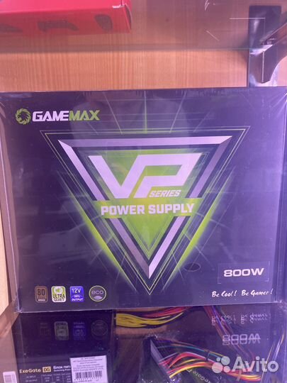 Блоки питания на 800W GameMax ATX