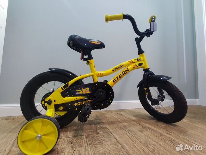 Велосипед rocket 12 желтый
