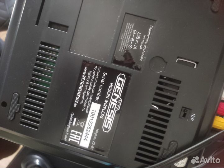 Sega mega drive 2 с беспроводными геймпадами