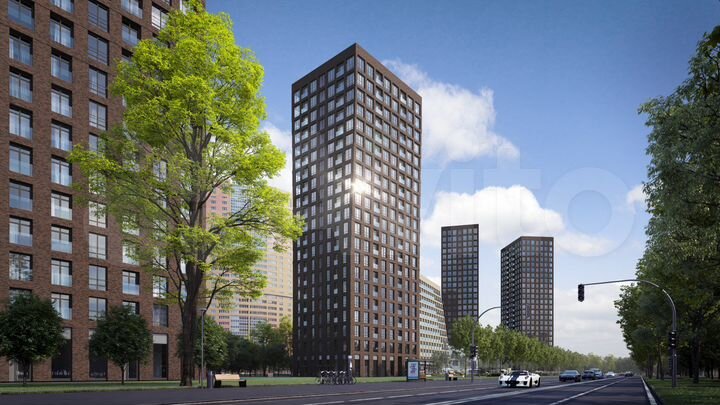 Квартира-студия, 40 м², 15/25 эт.