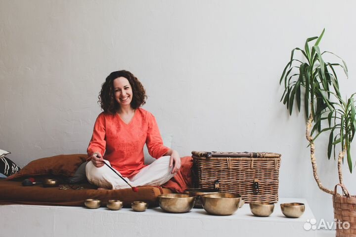 Массаж поющими чашами/звукотерапия/soundhealing