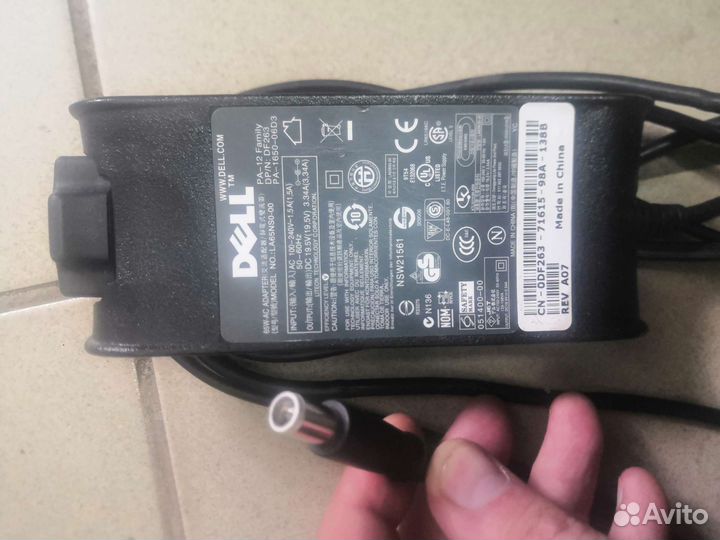 Блок питания для ноутбука dell