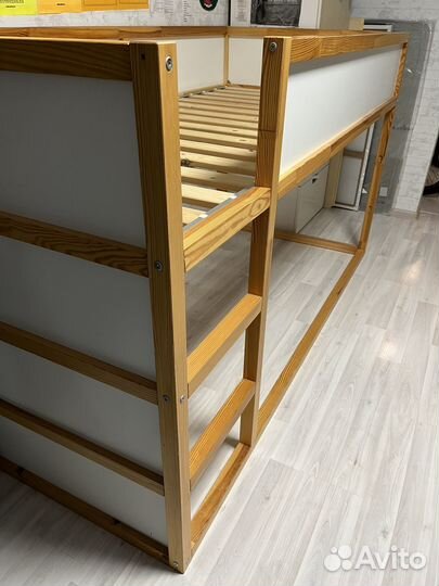 Кровать чердак IKEA Кюра