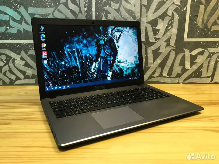 Мощный ноутбук Asus Core i7/2видеокарты/8gb/SSD