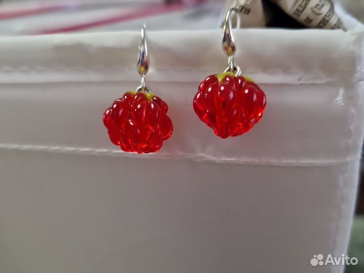 Серги серебро ручной работы