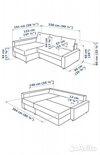 Угловой диван, Диван-кровать Икеа