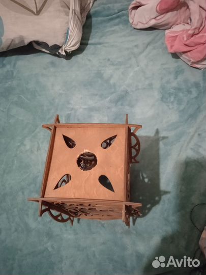 Светильник подвесной из дерева