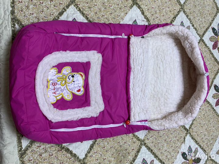 Конверт зимний на овчине