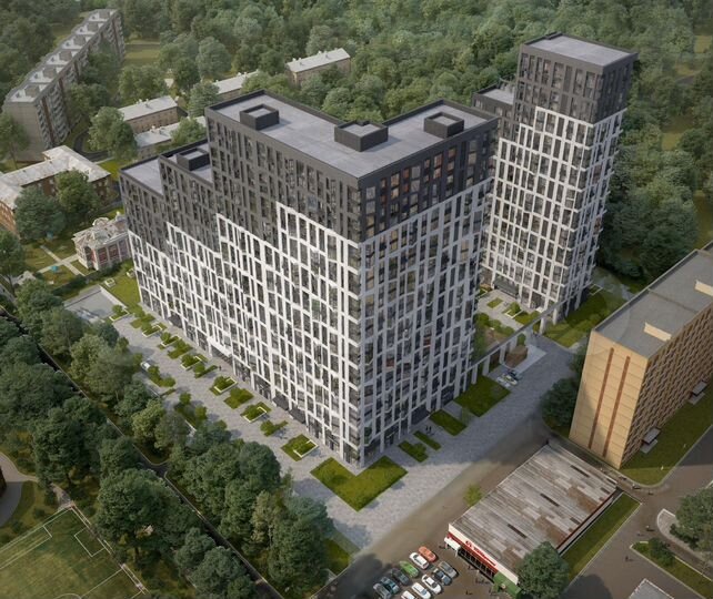 2-к. квартира, 61,8 м², 9/24 эт.