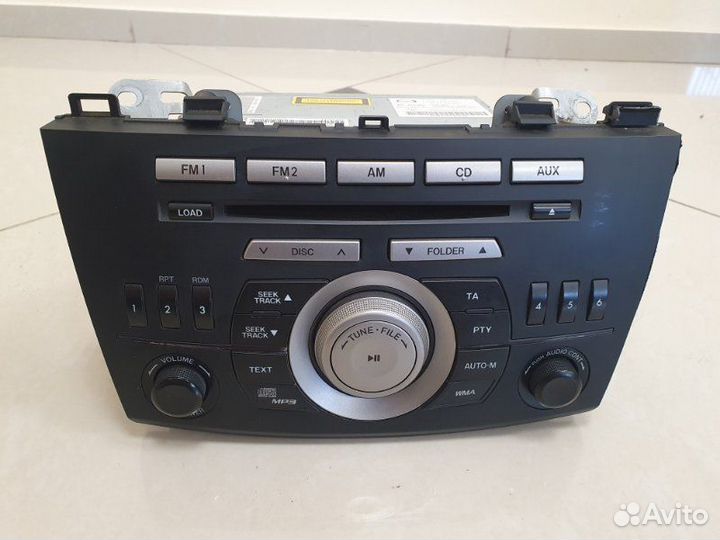 Магнитола штатная Mazda Mazda3 BL Z6 2011