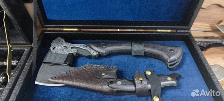 Топор Барс+Нож в подарочном кейсе